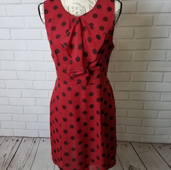 Romy Dresses & Skirts - Romy Red Polka Dot Dress